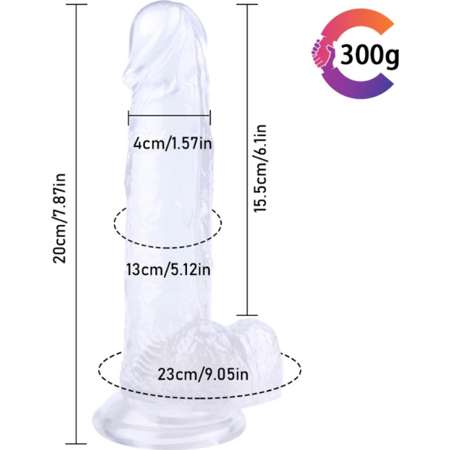 Noctis 20cm Beyaz Dildo No:17