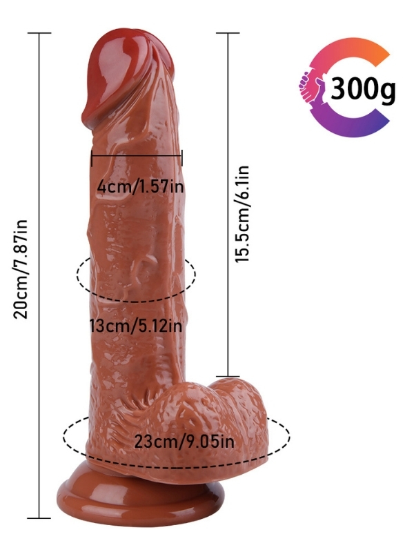 Noctis 20cm Kahverengi Dildo