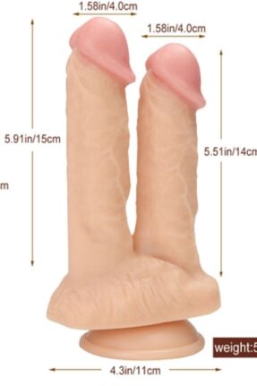 Noctis 21cm Realistic Double Dildo No:61