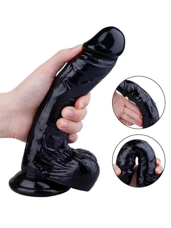 Noctis 22,5cm Siyah Dildo 4 Noctis 22,5cm Siyah Dildo görsel 4