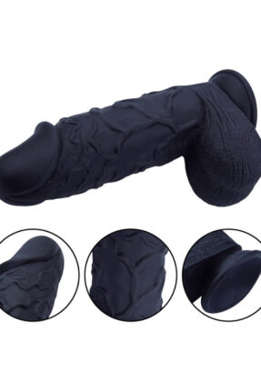 Noctis 26cm Black Realistic Dildo