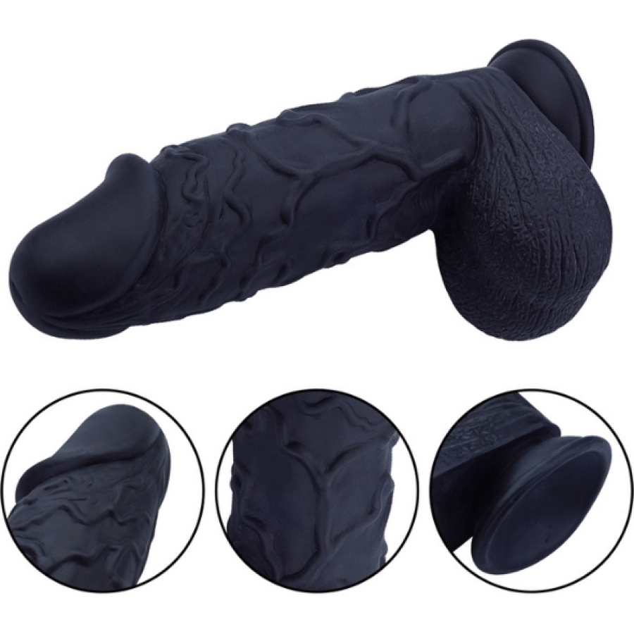 Noctis 26cm Siyah Realistik Dildo