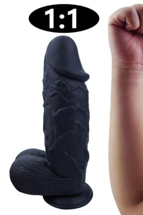 Noctis 26cm Black Realistic Dildo