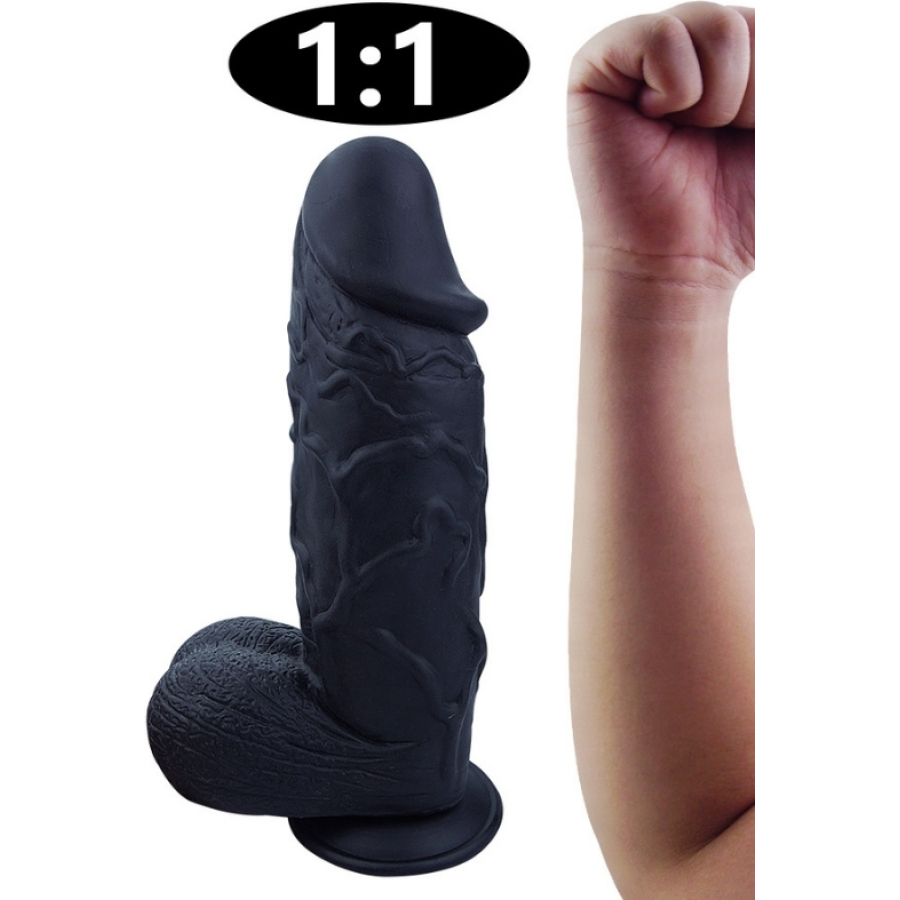Noctis 26cm Siyah Realistik Dildo