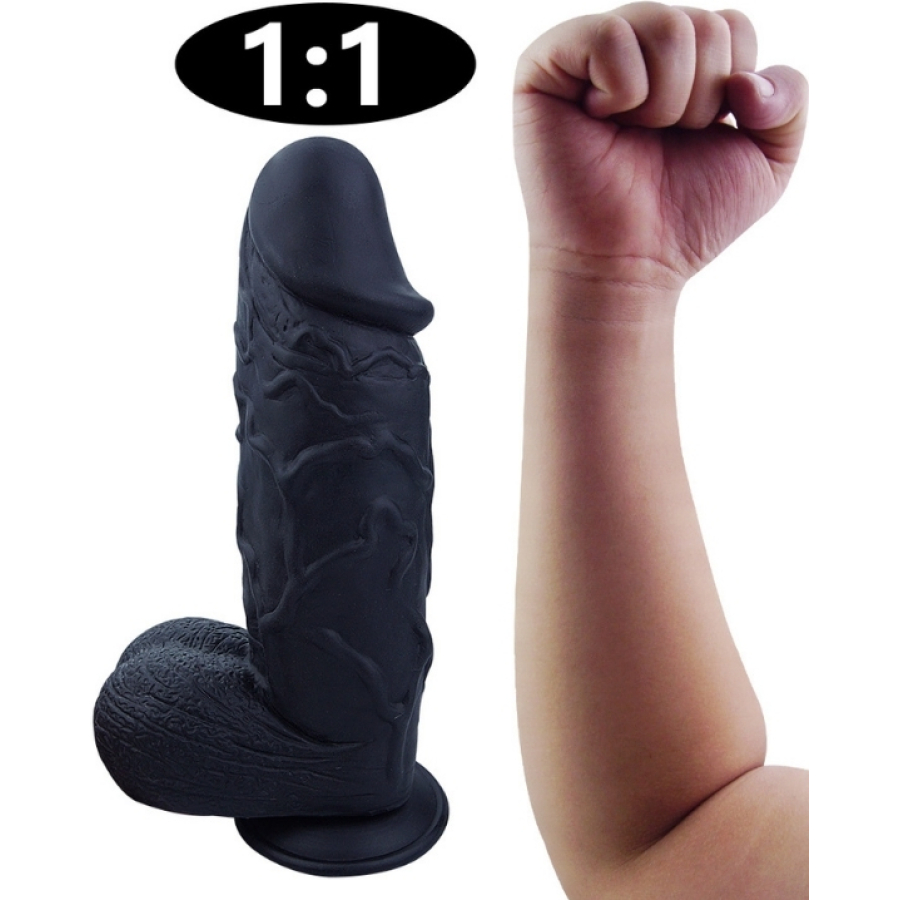 Noctis 26cm Siyah Realistik Dildo No:170