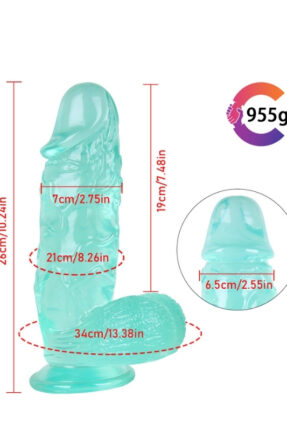 Noctis 26cm Green Realistic Dildo