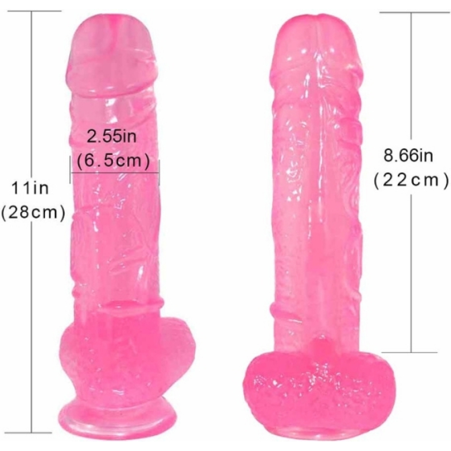 Noctis 28cm Pembe Realistik Dildo