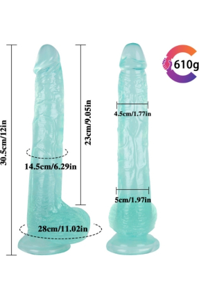 Noctis 29,5cm Yeşil Realistik Dildo No:25