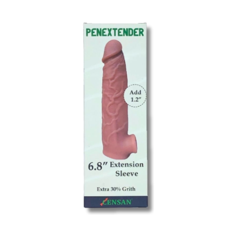 Penextender Testis Girişli Realistik Penis Kılıfı