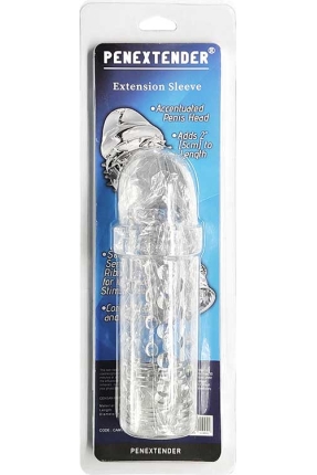 Penextender Textured Transparent Penis Sleeve 16.3 cm