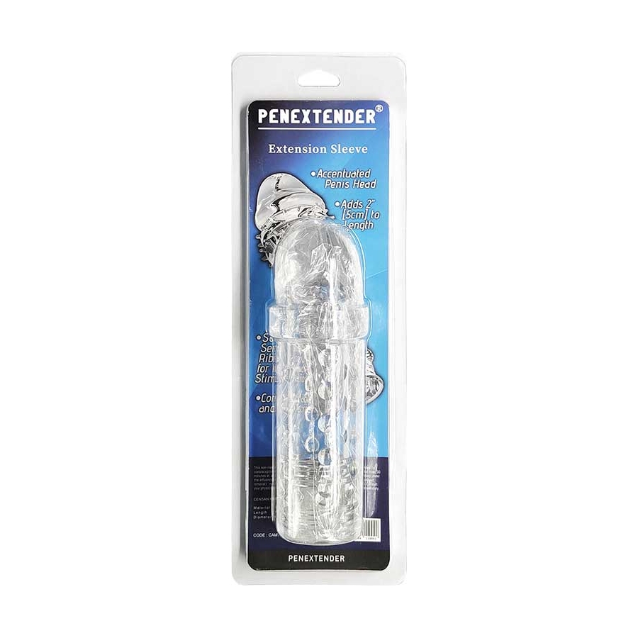 Penextender Tırtıklı Saydam Penis Kılıfı 16.3 cm