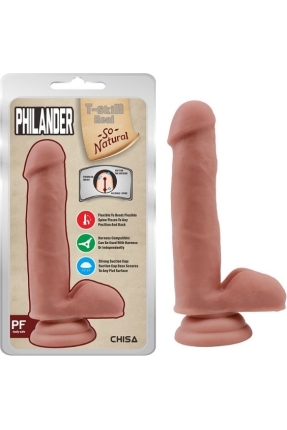 Philander 18cm Kıkırdaklı Gerçekçi Dildo