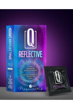 Q REFLECTİVE 6'LI PREZERVATİF
