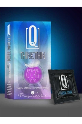 Q THİNK THİN 6'LI EKSTRA İNCE PREZERVATİF