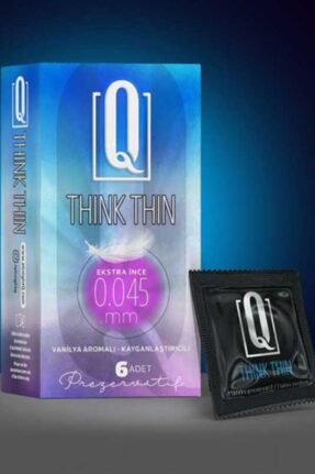 Q THİNK THİN 6'LI EKSTRA İNCE PREZERVATİF görsel 1