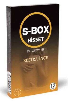 S-Box Ekstra İnce Prezervatif 12’li