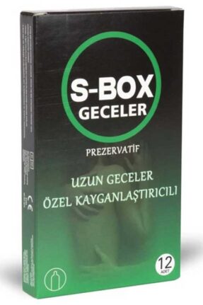 S-Box Özel Kayganlaştırıcılı Prezervatif 12'li görsel 1