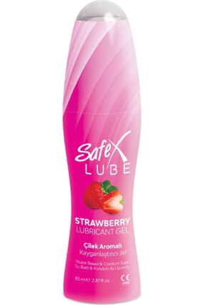 Safex Lube Lubricating Gel Strawberry 85 ml
