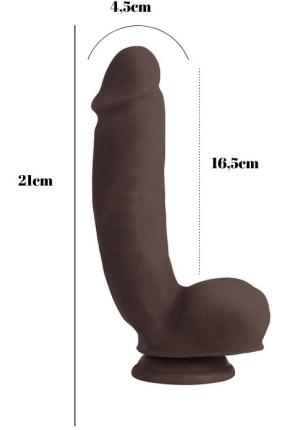 Sensualism Melez 21cm Kıkırdaklı Gerçekçi Dildo