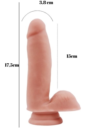 Sex Lure 17.5cm Cartilaginous Realistic Dildo