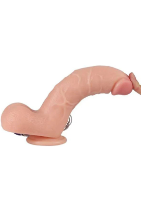 Shequ Adam Vibrating Realistic Suction Cup Vibrating Dildo 21 cm