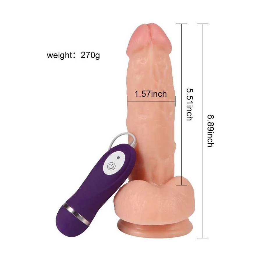 Shequ Kassadin Titreşimli Gerçekçi Realistik Penis 17.5 cm