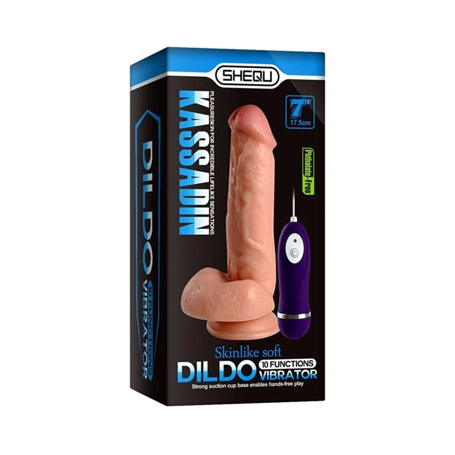Shequ Kassadin Titreşimli Gerçekçi Realistik Penis 17.5 cm
