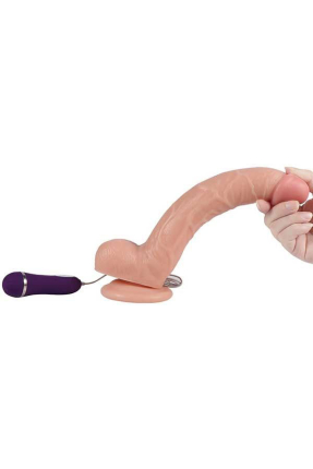 Shequ Optimus Vibrating Realistic Dildo 28 cm