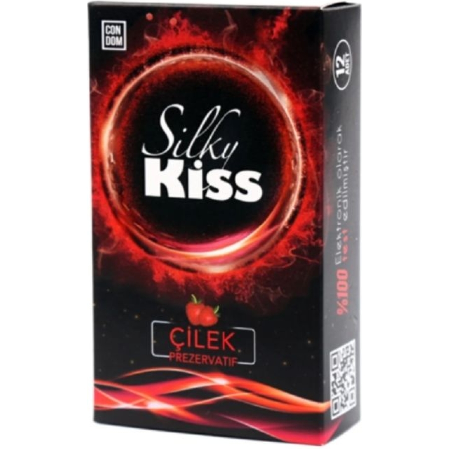 Silky Kiss Çilek Aromalı Prezervatif
