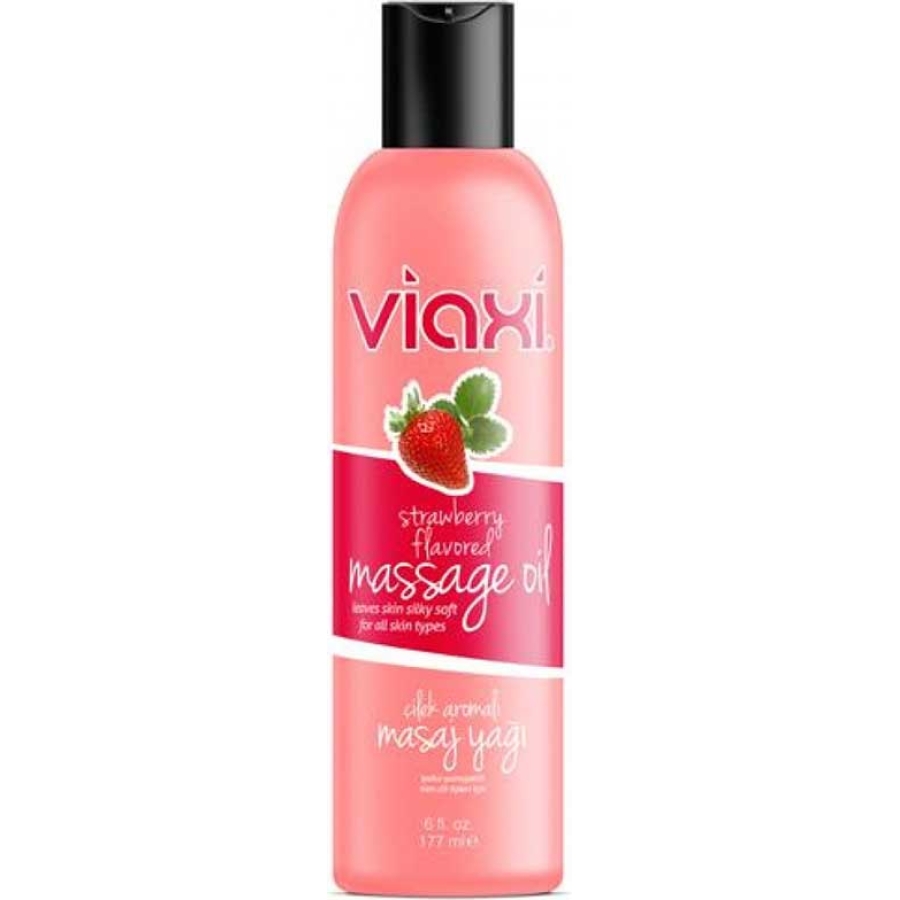Viaxi Masaj Yağı Çilek Aromalı 177 ml.