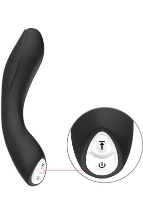 Xuanai Elbow Bükülebilir Eğik Şarjlı Vibratör – Siyah