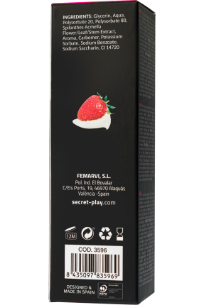 SECRET PLAY Titreşim Efektli Masaj Jeli, ısıtıcı, 15 ml
