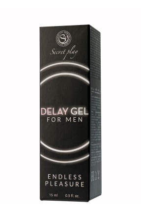 SECRET PLAY Geciktirici Kayganlaştırıcı Jel, erkekler için, 15 ml