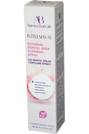 Aurora Boreale 150 Ml İntim Sprey Dış Genital Bölge Temizleme Spreyi