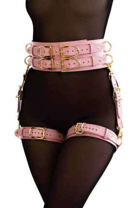 Premium Bondage Belt & Suspender Set