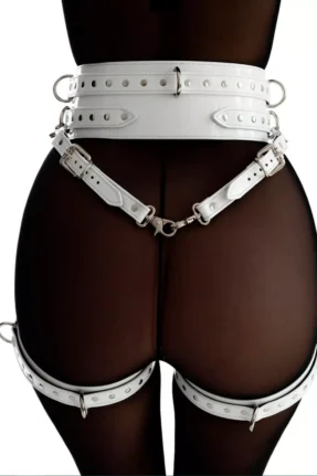 Premium Bondage Belt & Suspender Set