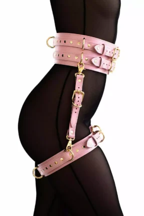 Premium Bondage Belt & Suspender Set