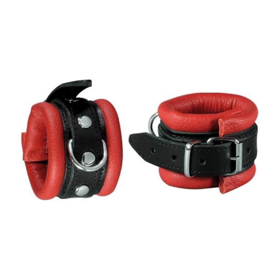 Exxtra Leather Handcuff Set