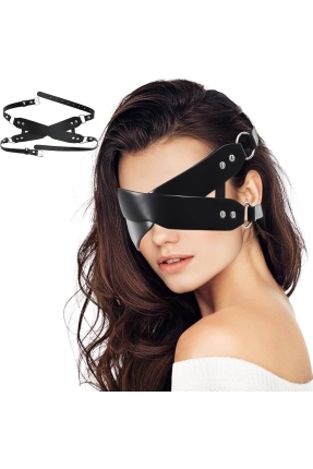 BDSM Sensaiton Play Blindefold X Shape Ayarlanabilir Göz Bandı