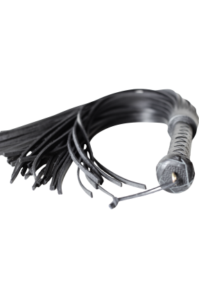 Fine Fringed Genuine Leather Whip Flogger