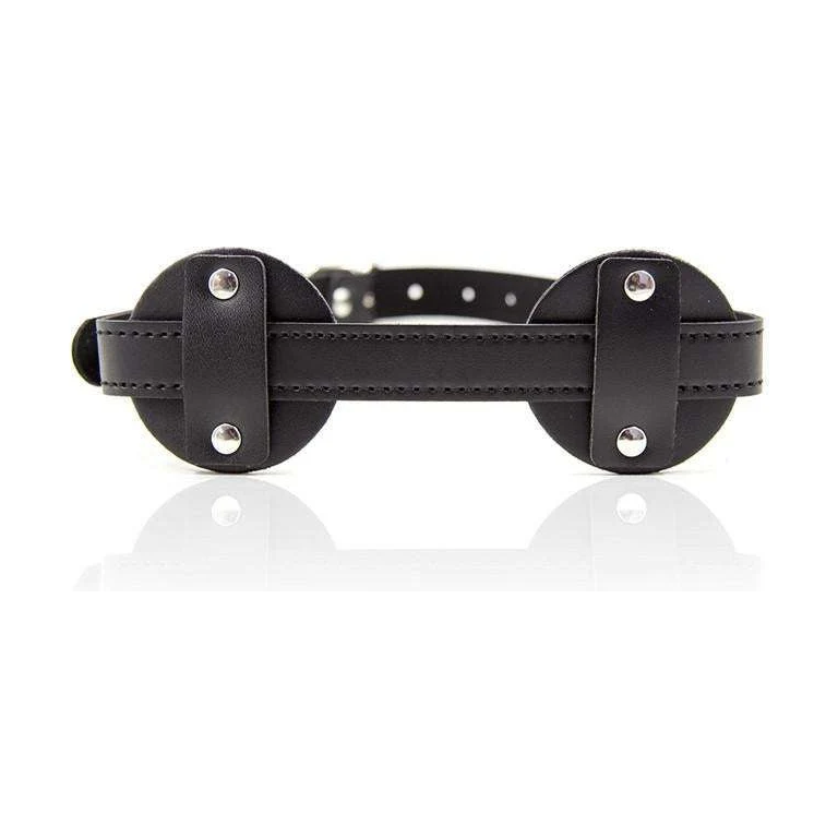 Adjustable BDSM Leather Eye Mask Sensation Play