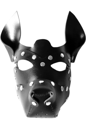 Leather Dog Mask