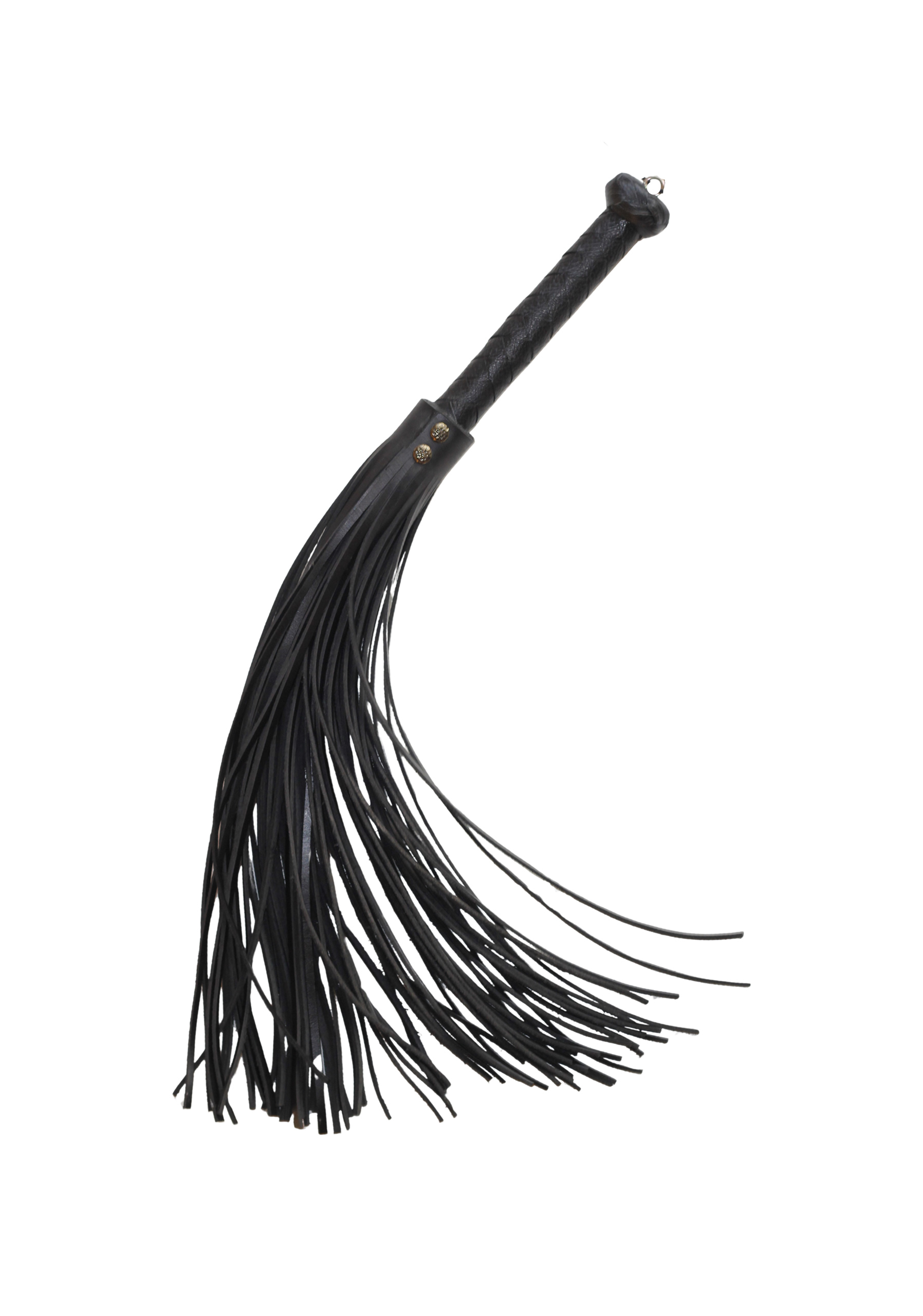 İnce Saçaklı Hakiki Deri Flogger