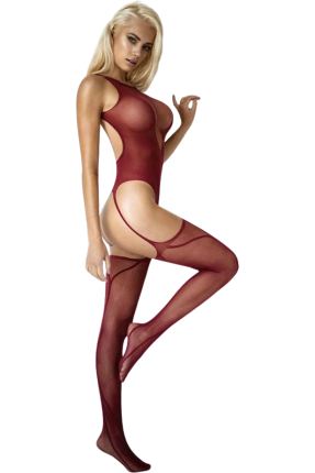 V-Neck Vücut Çorabı