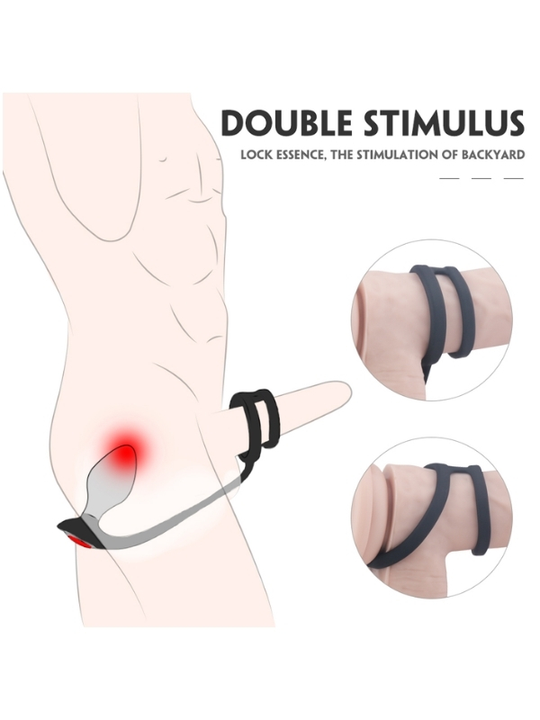 S-Hande Metal Anal Plug Seti ve Penis Halkası