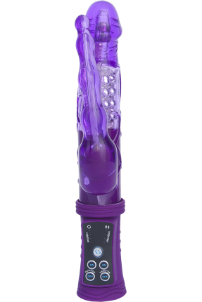 Anal-Vajinal Vantuzlu Vibratör, 22 cm