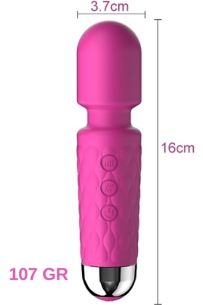 Mini Wand Massager Rechargeable Vibrator - Pink