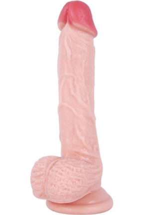 Skin-colored dildo, 22 cm.