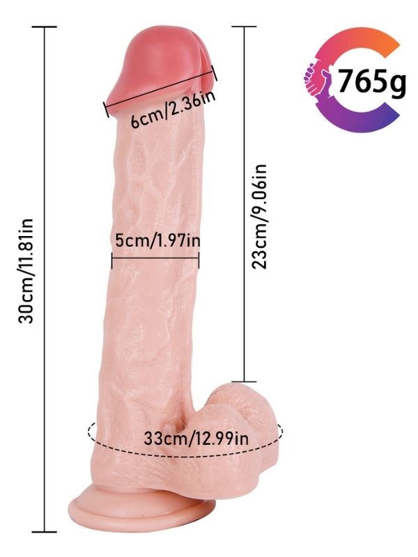 Ten Rengi 30 cm Dev Dildo Model