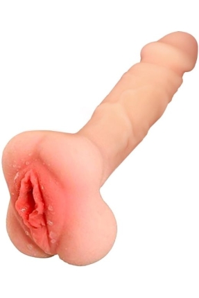 Vajina Girişli Dolgulu Realistik Penis Kılıfı Masturbatör 20CM